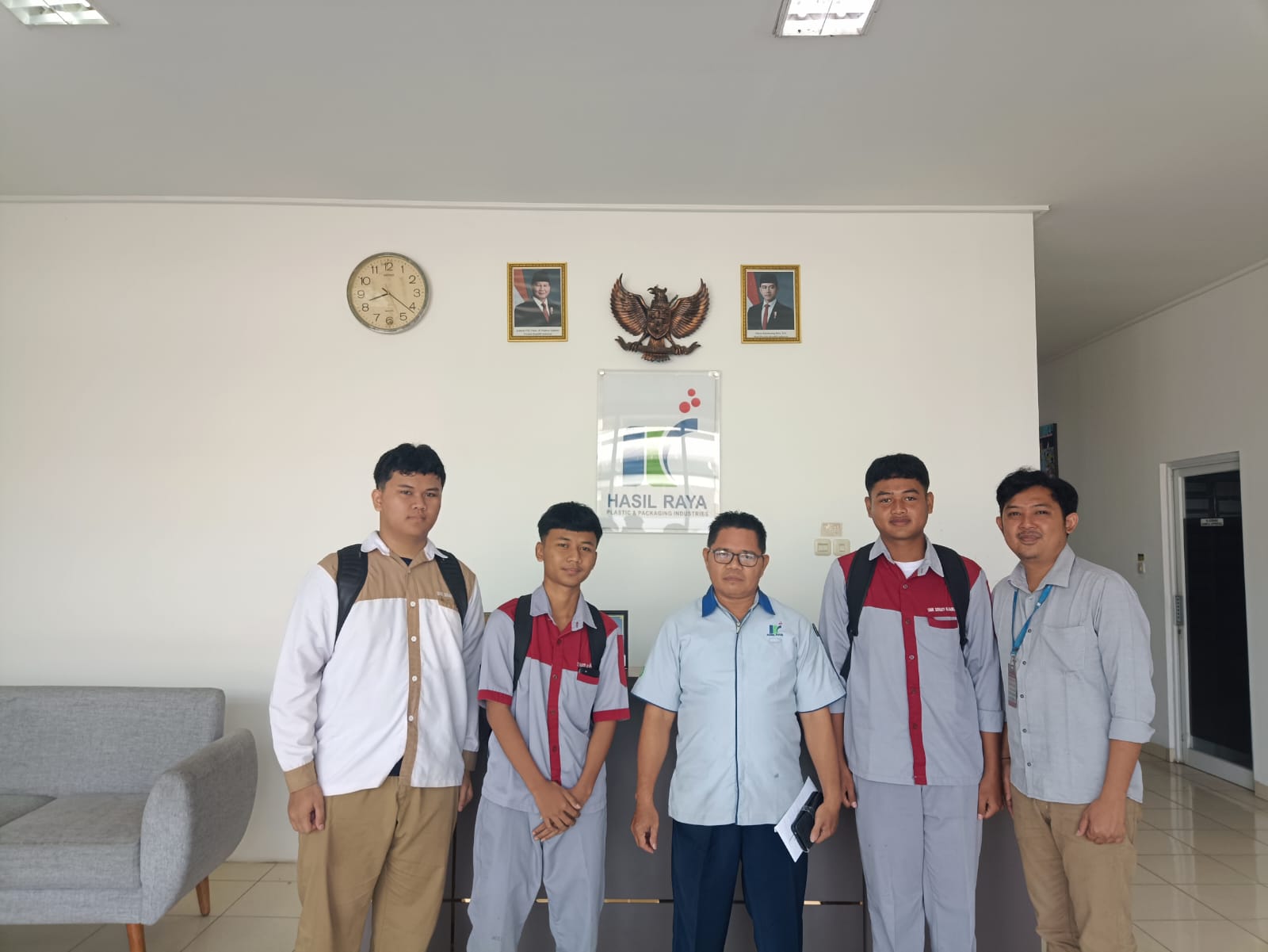 Siswa PKL di PT. HRI